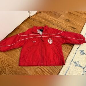 Nike IU Indiana University Hoosiers Toddler Windbreaker Jacket size 2T